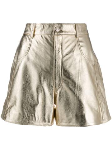 Manokhi Jett Shorts - Gold