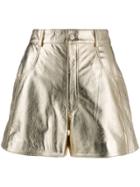 Manokhi Jett Shorts - Gold