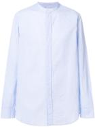 Paolo Pecora Front Button Shirt - Blue