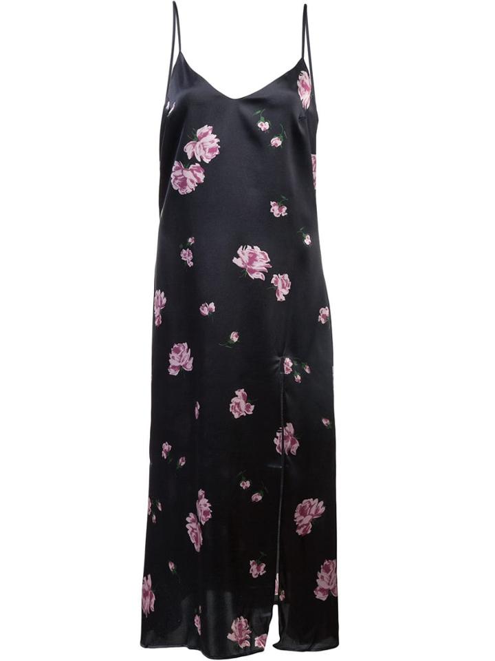 Reformation Midi Slip Dress - Black