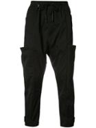 Y-3 Drawstring Track Pants, Men's, Size: Small, Black, Polyester