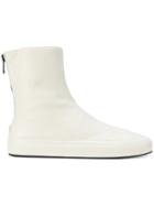 Unonovecinque Zip Ankle Boots - White