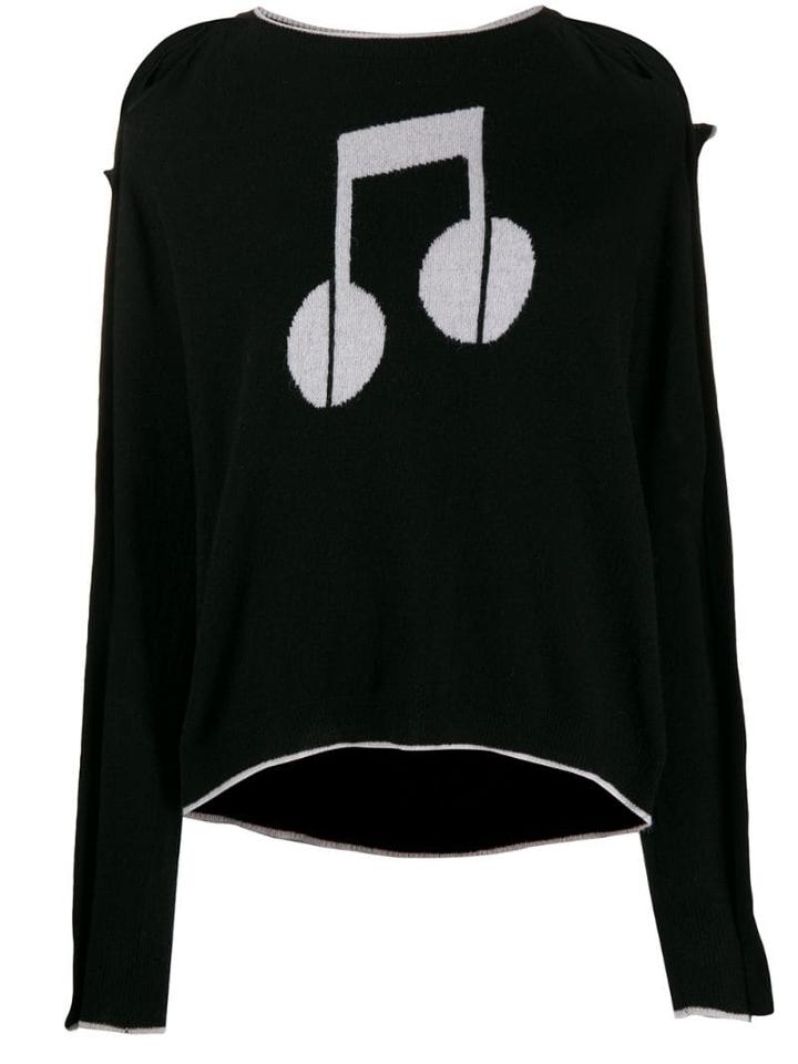 Preen Line Julieta Note Knitted Jumper - Black