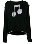 Preen Line Julieta Note Knitted Jumper - Black