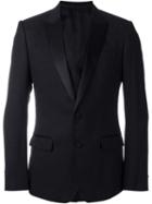 Dolce & Gabbana Jacquard Dinner Jacket, Men's, Size: 50, Black, Silk/polyester/cupro/wool