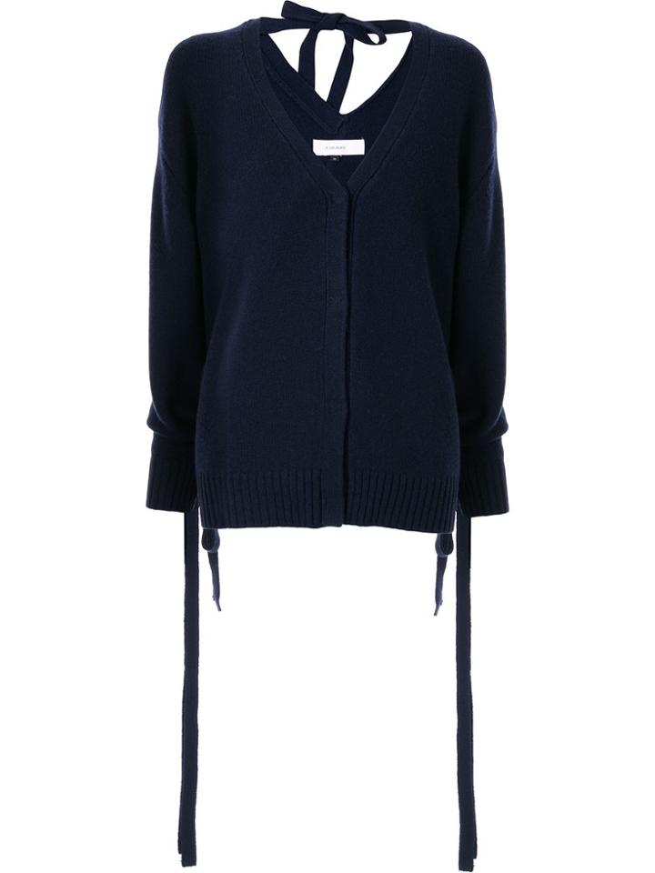 Le Ciel Bleu Oversized Cardigan - Blue
