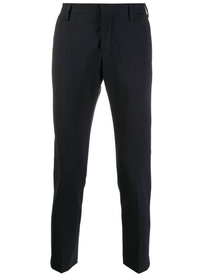 Entre Amis Smart Suit Trousers - Blue