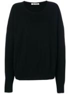 Barena Round Neck Baggy Sweater - Black