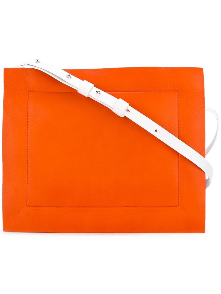 Corto Moltedo 'rose Pochette' Shoulder Bag, Women's, Yellow/orange, Nappa Leather