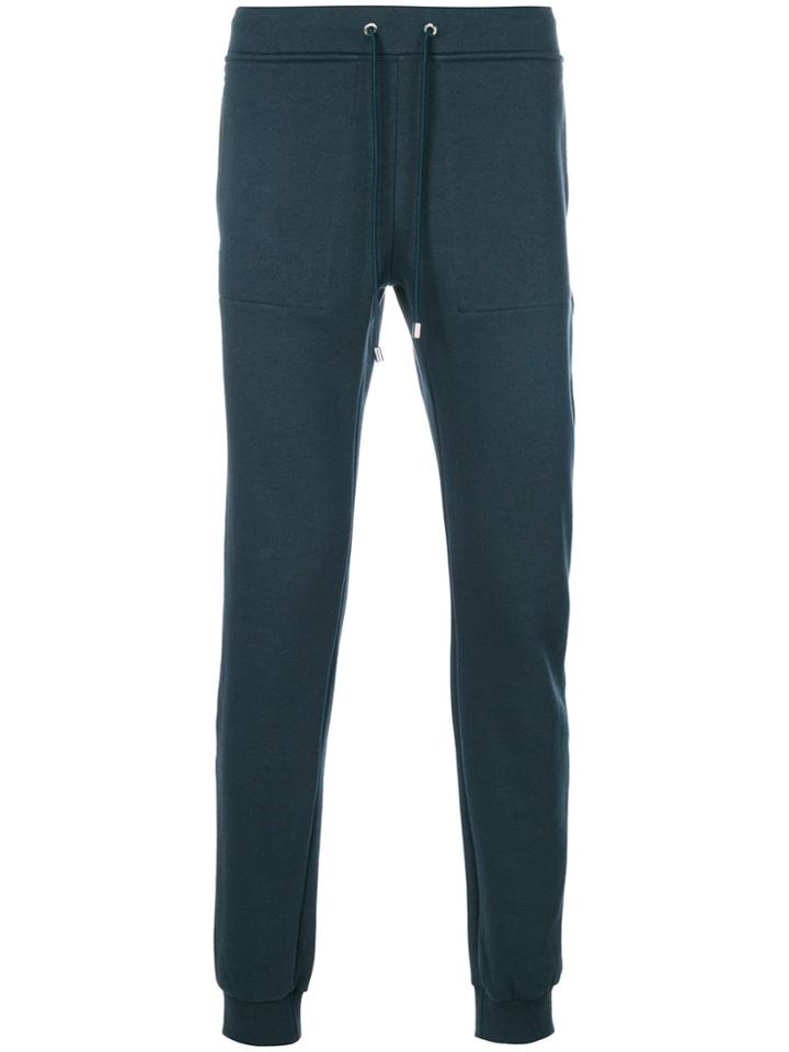 Versace Collection Medusa Patch Sweatpants - Blue