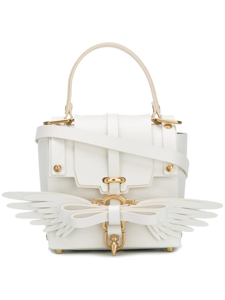 Niels Peeraer - Small Wings Tote - Women - Calf Leather - One Size, Women's, White, Calf Leather