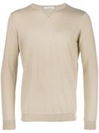 Laneus Lightweight Crew Neck Jumper - Nude & Neutrals