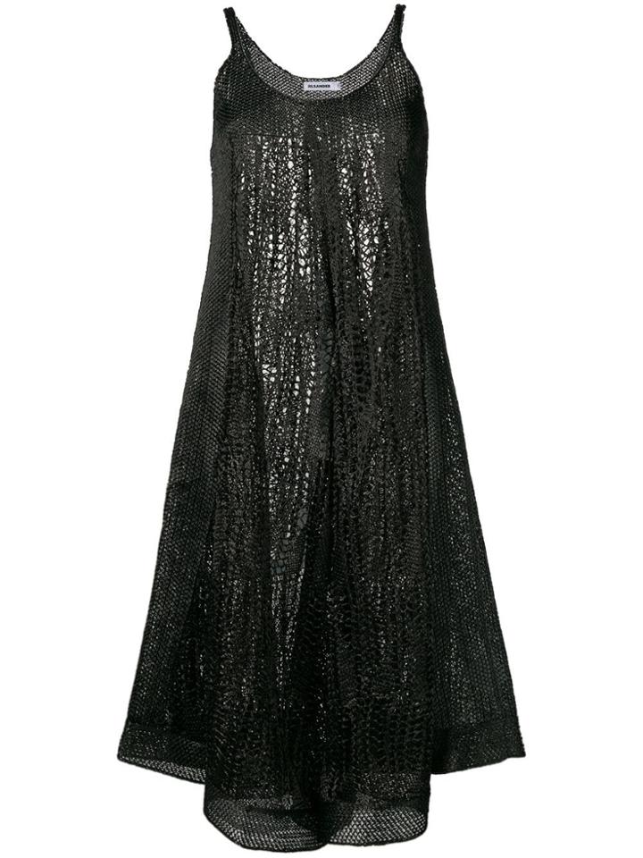 Jil Sander Chunky Knit Dress - Black