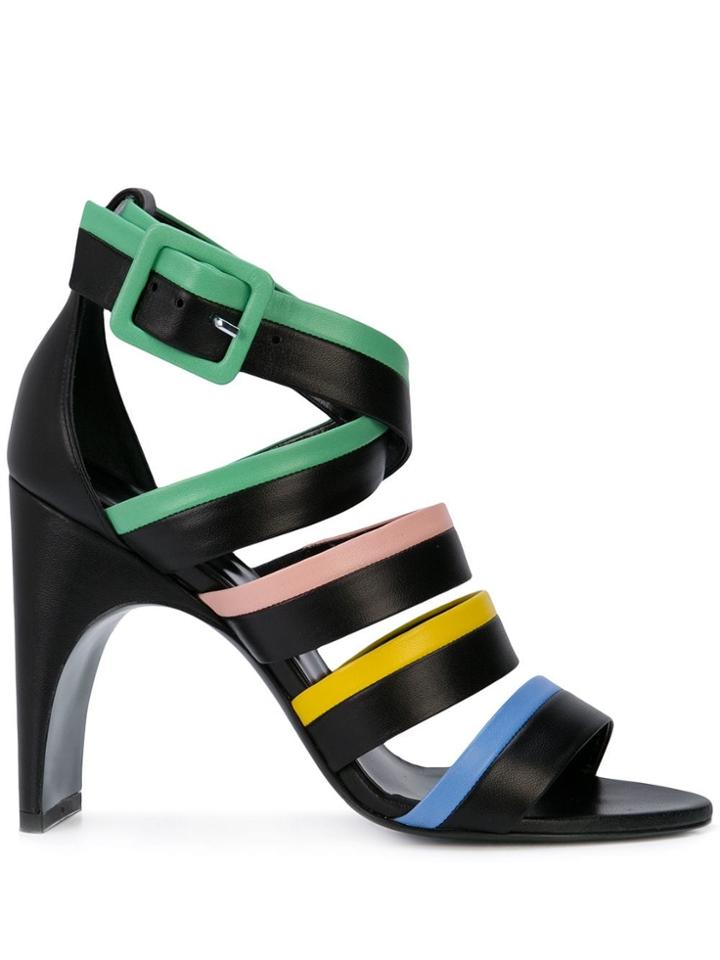 Pierre Hardy Alpha Strappy Sandals - Black