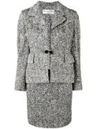 Christian Dior Vintage Bouclé Knit Suit - Black
