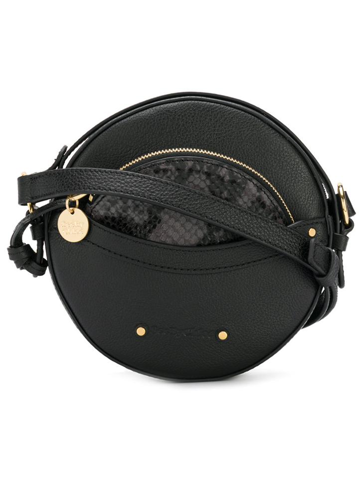 See By Chloé Rosy Round Shoulder Bag - Black