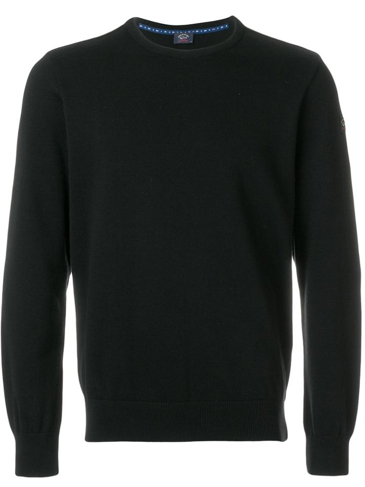 Paul & Shark Long-sleeve Fitted Sweater - Black