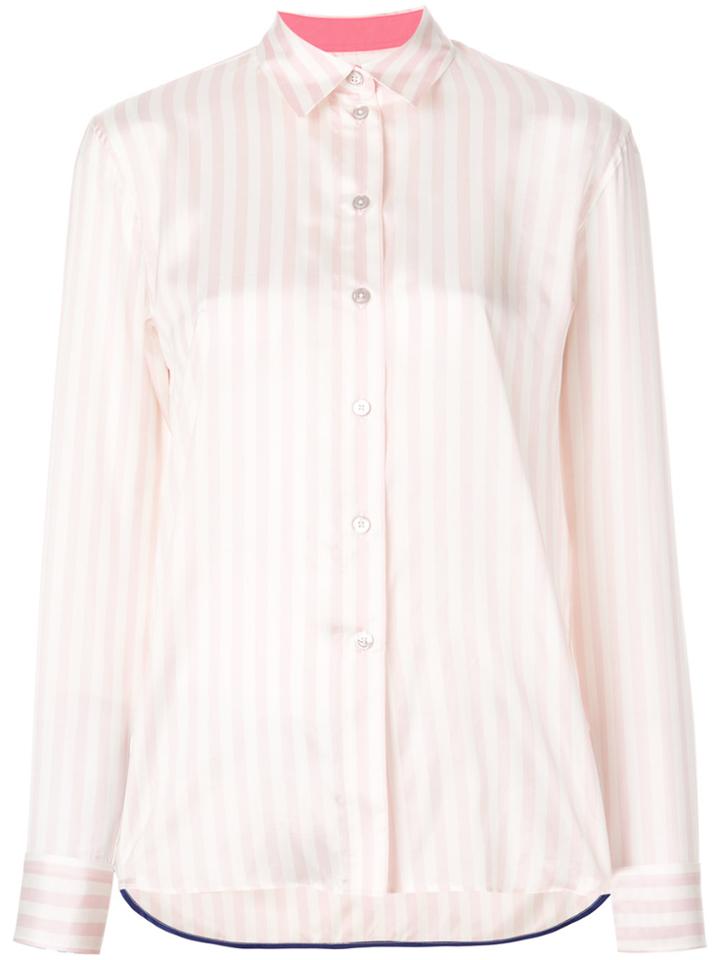 Paul Smith Striped Long Sleeve Shirt - Pink & Purple