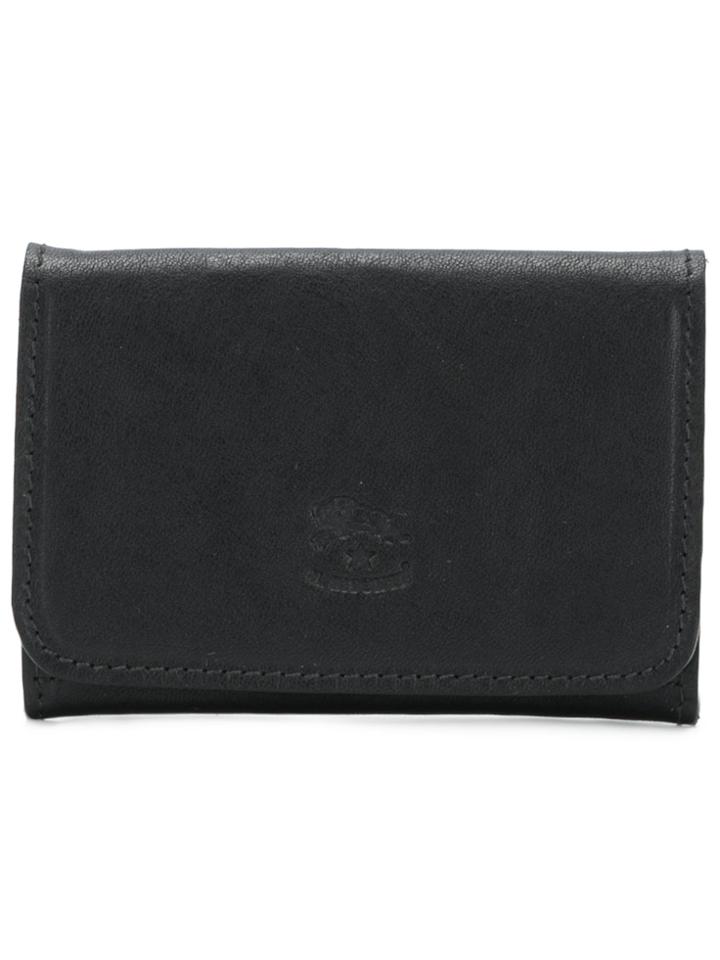 Il Bisonte Flap Cardholder - Black