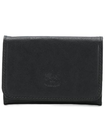 Il Bisonte Flap Cardholder - Black