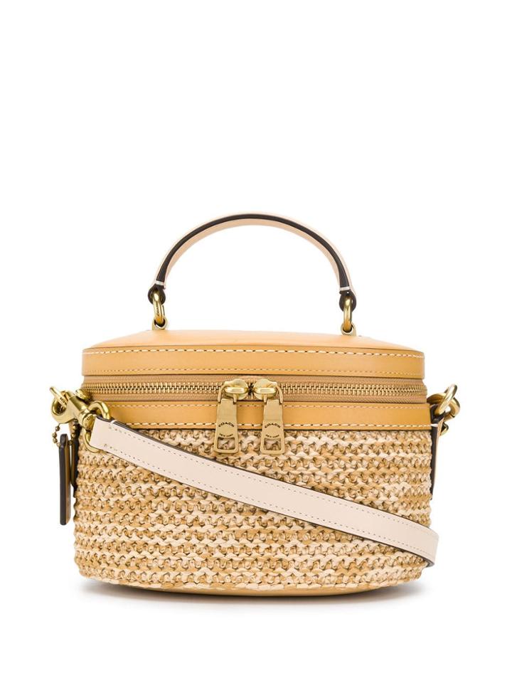 Coach Straw Tote - Neutrals