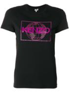 Kenzo - Kenzo World T-shirt - Women - Cotton - Xl, Black, Cotton