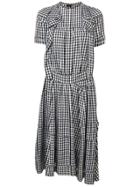 Comme Des Garçons Vintage Gingham Check Shirt Dress - Black