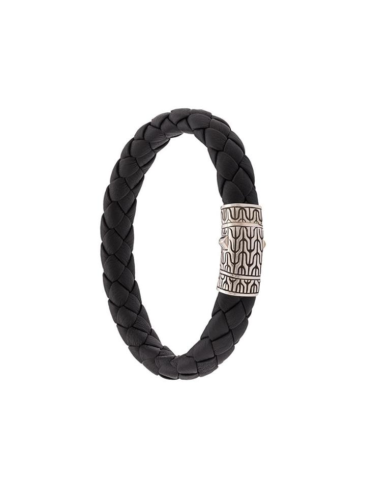 John Hardy Classic Chain Station Bracelet - Black