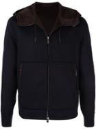 Ermenegildo Zegna Hooded Cashmere Jacket - Blue