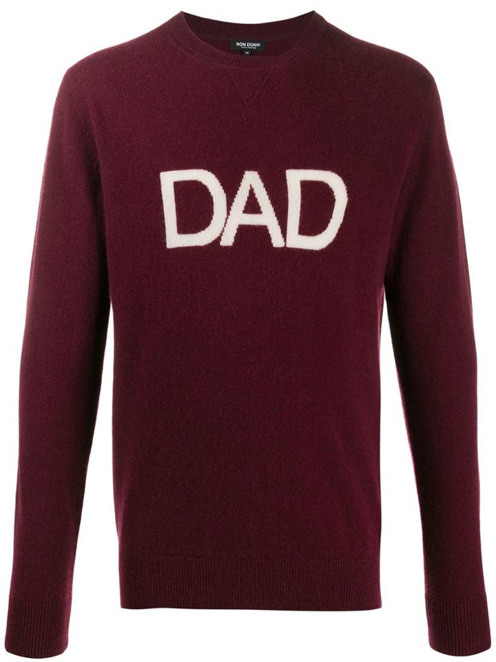Ron Dorff Dad Print Sweatshirt - Purple