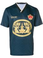 Versace Logo Baroque T-shirt - Blue