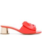 Clergerie Lendy Low Heel Sliders - Red