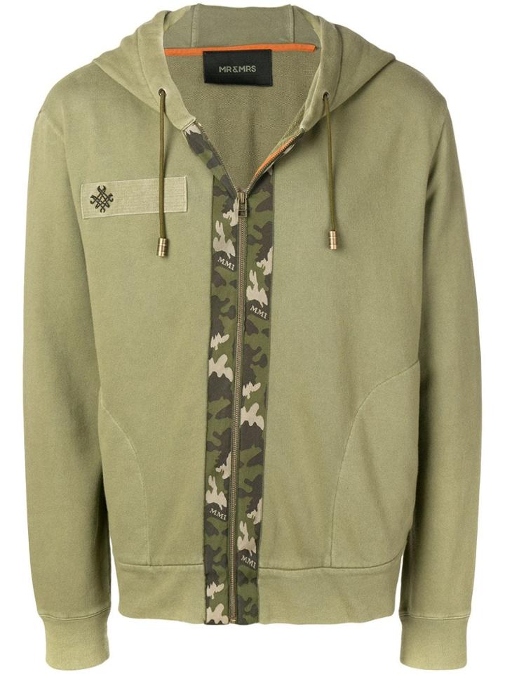 Mr & Mrs Italy Green Camo Hoodie