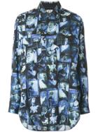 Jean Paul Gaultier Vintage Loose Photo Print Shirt - Blue