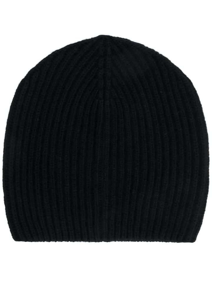 Altea Ribbed Knit Hat - Black