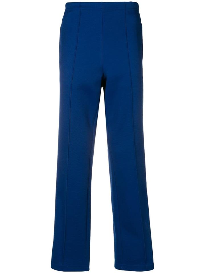 Maison Margiela Contrasting Stripe Sweatpants - Blue