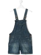 American Outfitters Kids Denim Dungaree Shorts - Blue