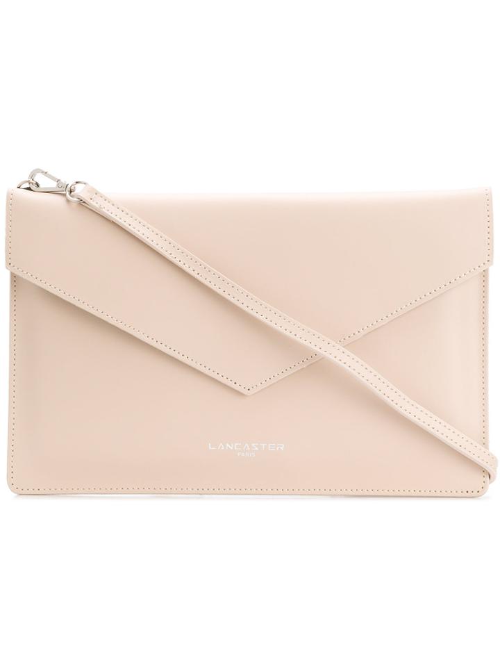 Lancaster Foldover Envelope Clutch Bag - Nude & Neutrals