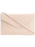 Lancaster Foldover Envelope Clutch Bag - Nude & Neutrals