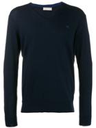 Etro Slim V-neck Jumper - Blue