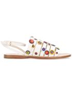 Tory Burch Marguerite Flat Sandals - White
