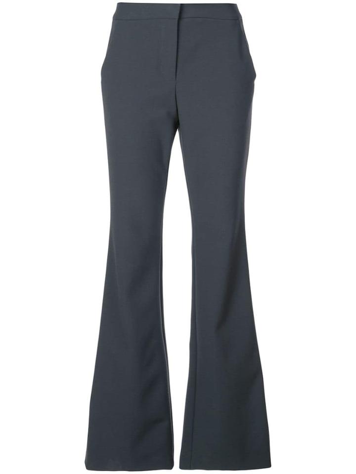 Tibi Flared Trousers - Blue