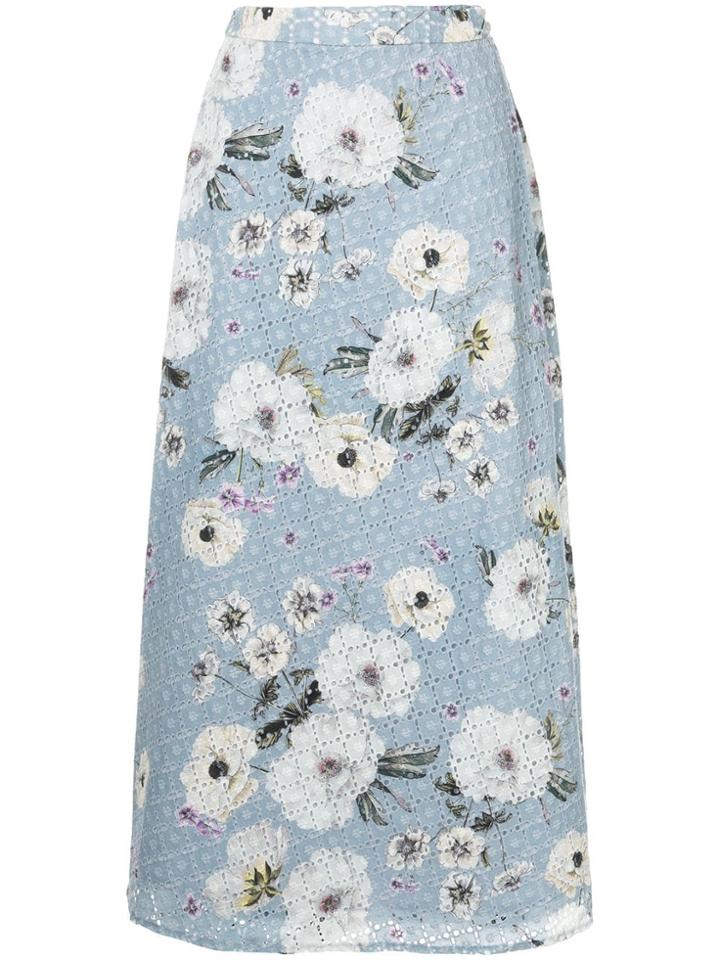 We Are Kindred Sookie Midi Skirt - Blue