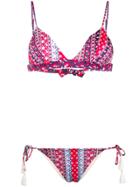 Mc2 Saint Barth Printed Bikini - Blue