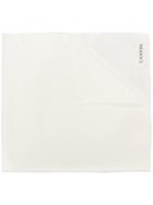 Lanvin Classic Pocket Square - White