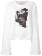 Damir Doma - Printed Sweatshirt - Women - Cotton - M, Women's, Pink/purple, Cotton