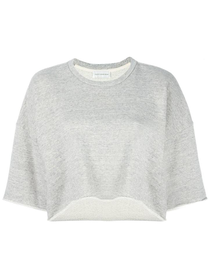 Faith Connexion Three-quarters Sleeve Loose Sweatshirt - Grey