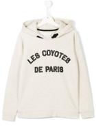 Les Coyotes De Paris Sam Capp Hoodie - Nude & Neutrals