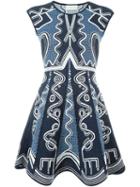 Peter Pilotto 'lito' Knit Dress, Women's, Size: Medium, Blue, Polyamide/polyester/viscose/spandex/elastane