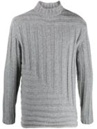 Falke Roll-neck Ribbed Sweater - Grey